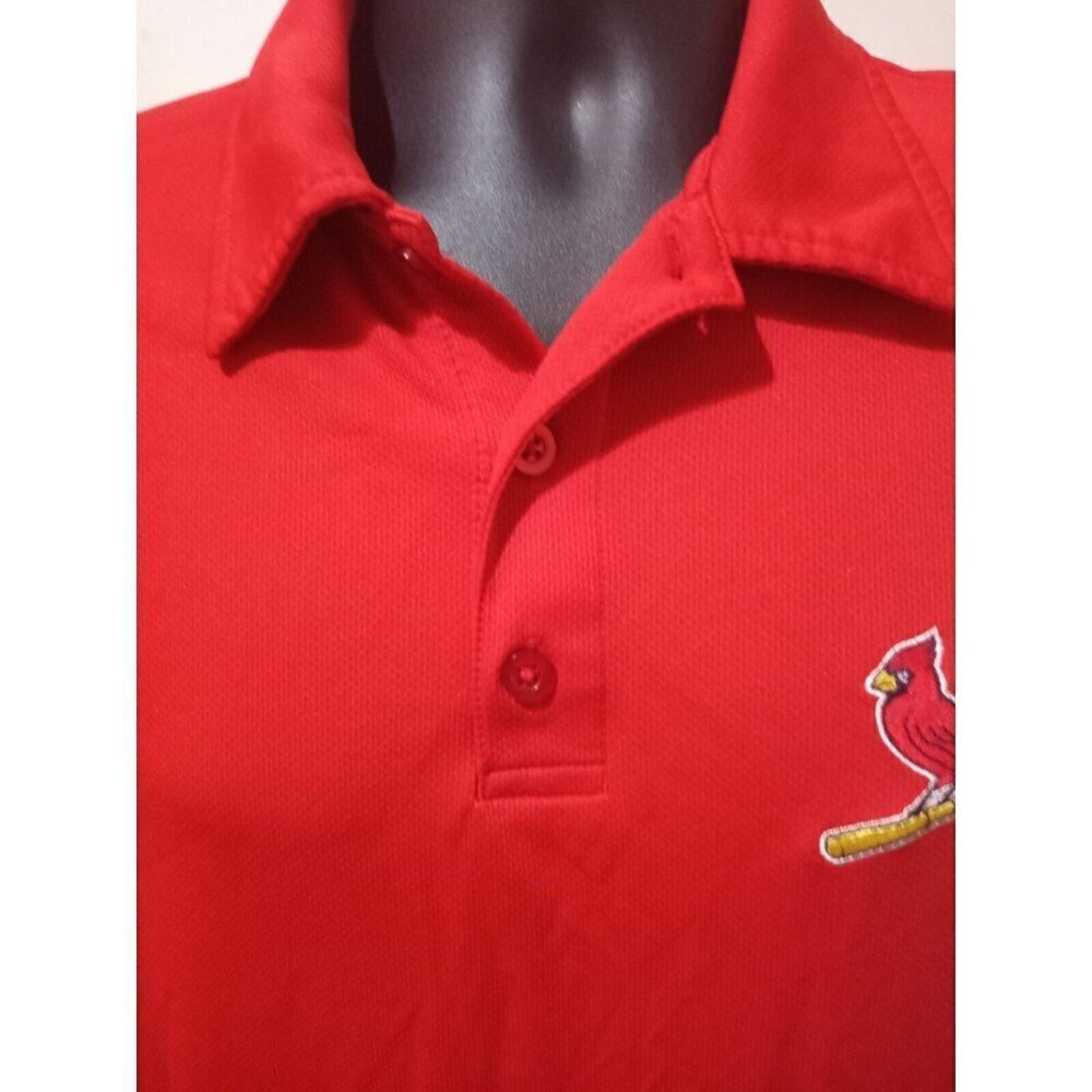 Genuine Merchandise TX3 Cool St. Louis Cardinals MLB Men’s Medium M Polo Shirt - Picture 3 of 10